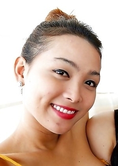 Two Thai ladyboys Samy and Ice get naked and suck and fuck tourist cock and balls