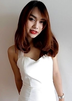 22 year old Thai ladyboy Ning gets made up for her date and a facial from her tourist friend